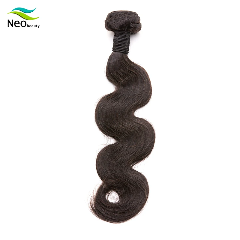 

Grade 10A 100 Peruvian body weave human hair extension virgin unprocessed human hair Malaysia body wave, Natural black & natural brown