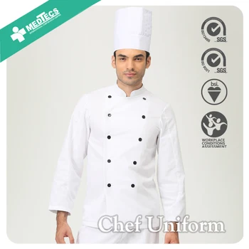 Chef Jacket Logo Design Uniform For Waiters Waitress Wholesale