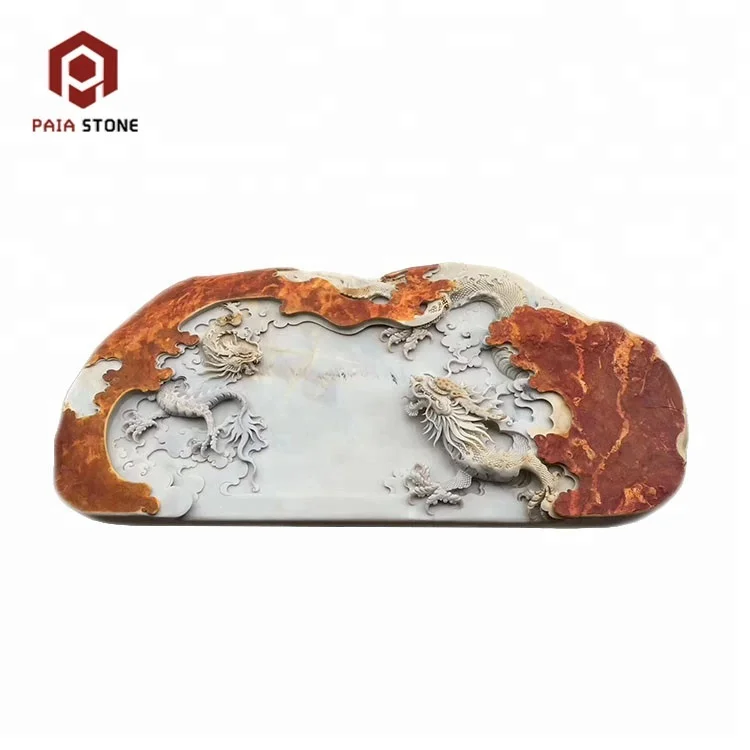 

Chinese Factory Hand Carve Custom Stone Tea Tray