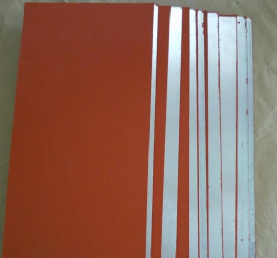 Heat Resistant Aluminium Silicone Sheet For Hot Stamping Heat Transfers