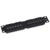 High Quality Smart 10" 1U UTP 12 Ports 110 Type IDC Cat5e Patch Panel
