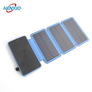 Rechargeable Power Bank Wireless Charging & Solar Panel