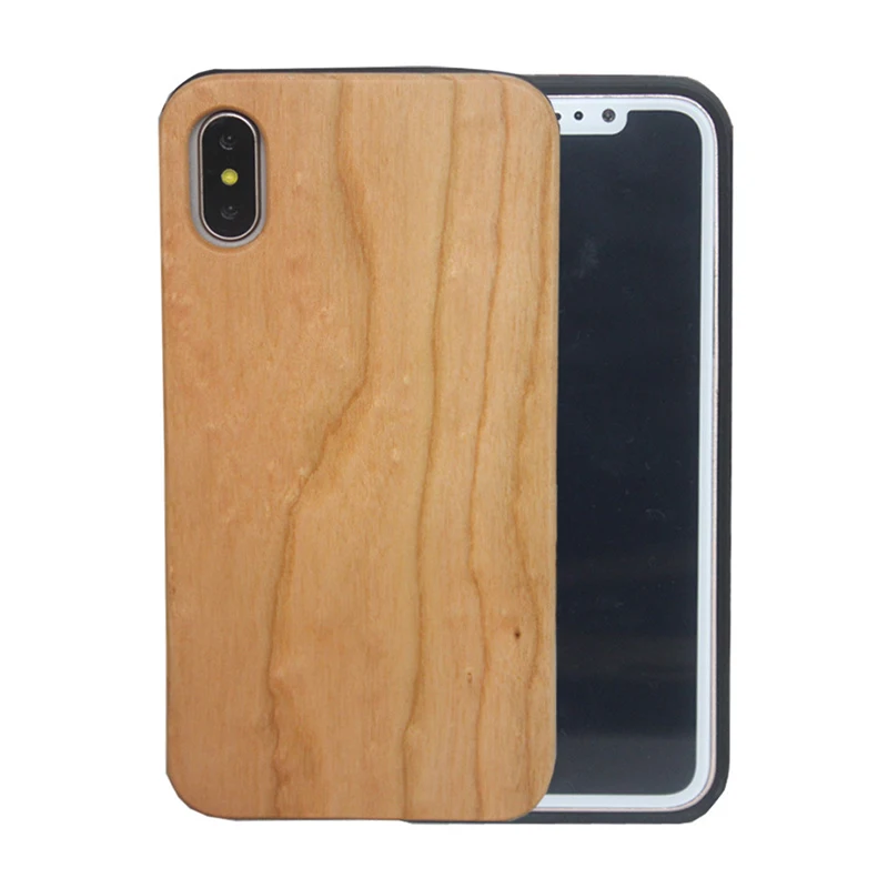 

Natural Blank Wooden Mobile Cell Cover for Iphone x 7 6 6s Wood Phone Case