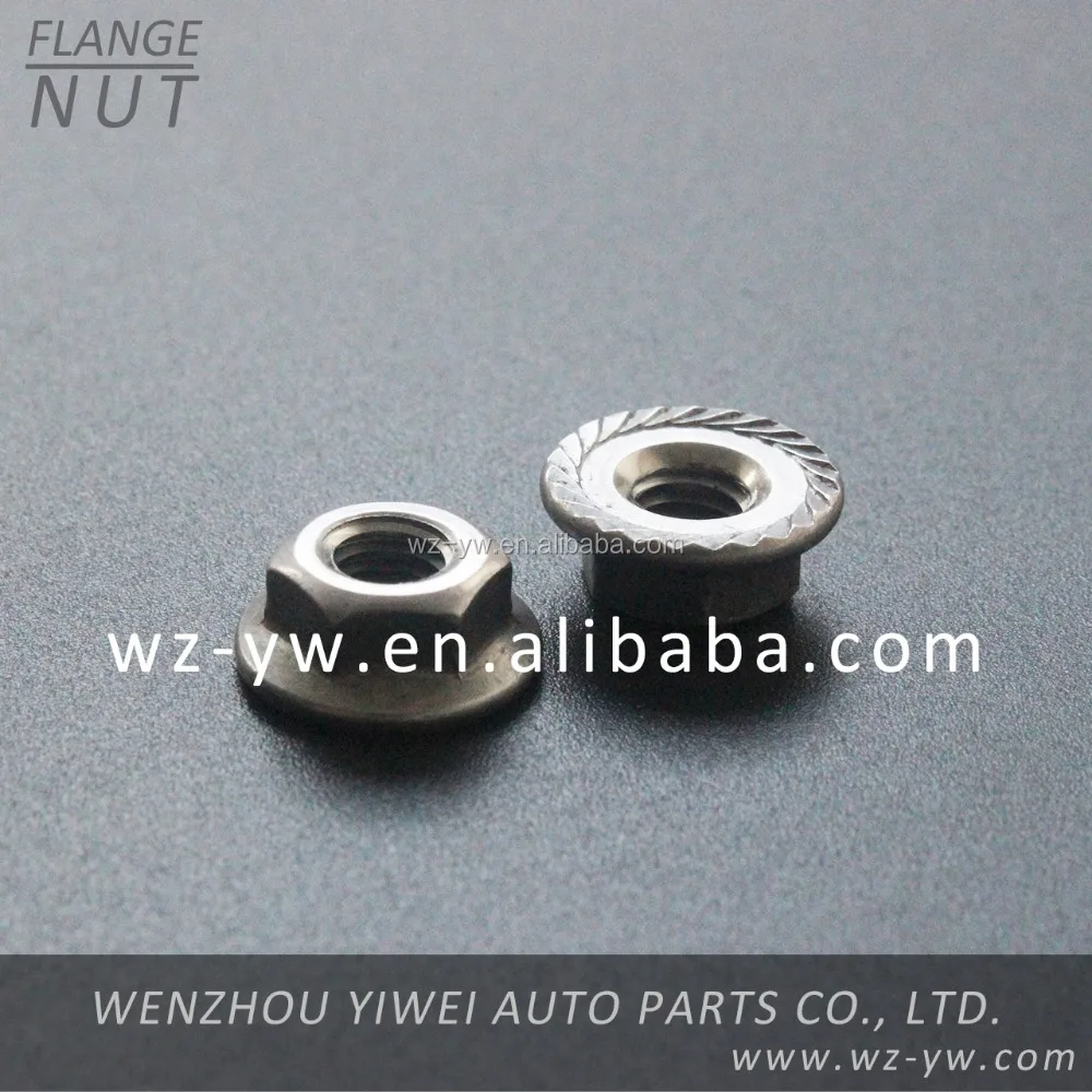 
IFI 100/107 Carbon Steel auto fastener Prevailing Torque Type Hex Flange Nut 