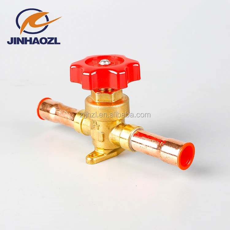 Refrigeration Brass Parts Best Price Shut Off Valve Refrigerant Valve