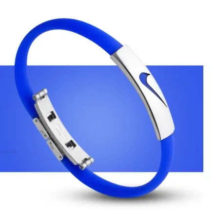 

Sport style silicone bracelet men, Colorful