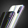 Back Full Cover Mobile Phone hydrogel Back Film Cool Aurora Color Screen Protector Automatic Repair for Rainbow effect iPhoneX