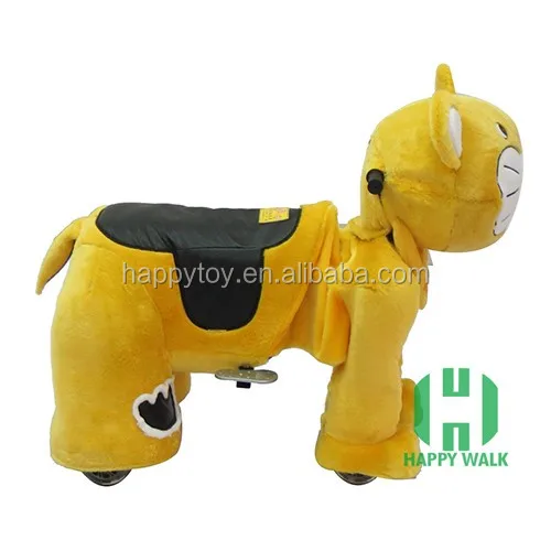 motorized plush animal scooters