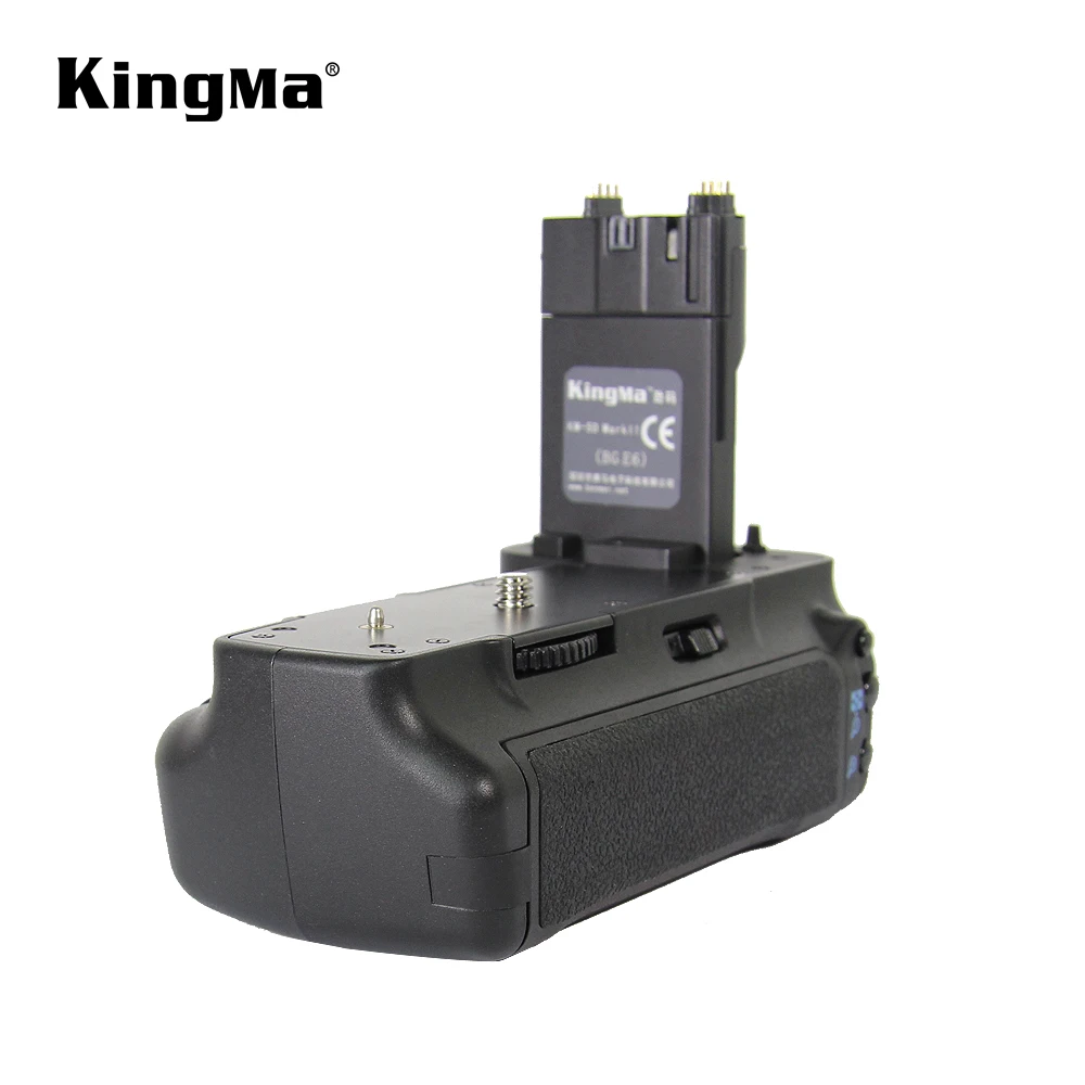 

KingMa Battery Vertical Grip replace BG-E6 for Canon EOS 5 D Mark II Multi Power Battery Pack battery grip, Black