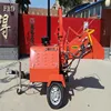 Forest Machinery Diesel Wood Branch Chipper Machine