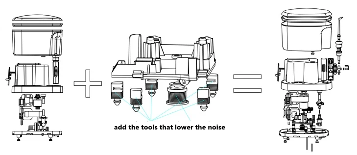 1000ML Capacity Countertop Water Flosser with 30 Days/Charge and FCC & CE Certified Oral Irrigator for Family Use
