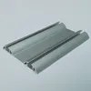6063 T5 Extrusion Alloy Aluminum profiles anodized silver for make furniture and cabinets frame for Russia market
