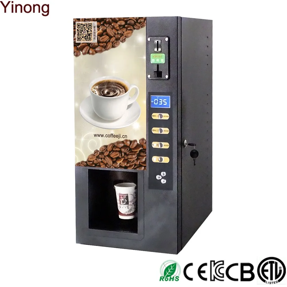 Commercial Coinoperated Beverage Instant Coffee Making Machine With