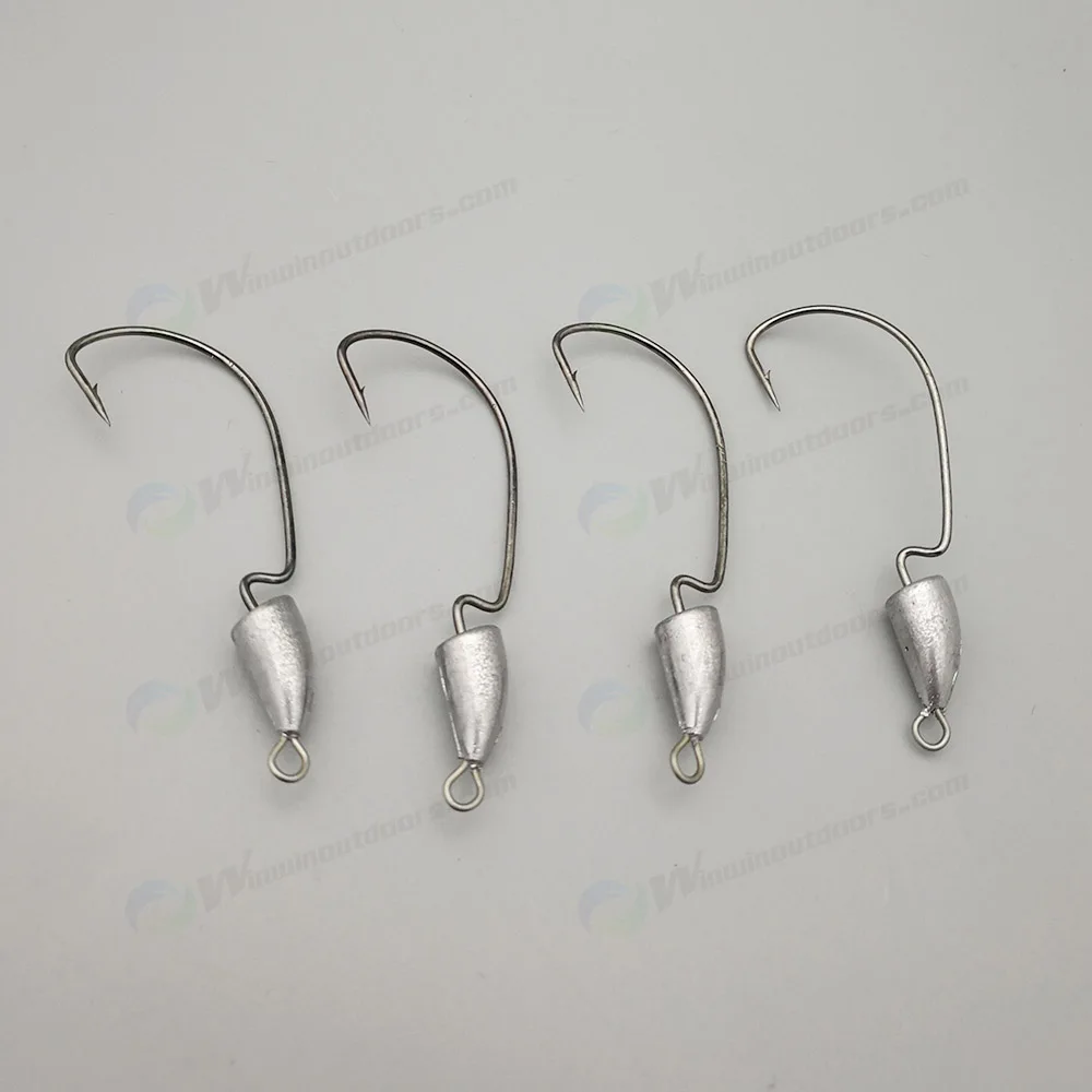 New Arrived Ready Stock All Size Cheap Price Lead Jig Head Hook Buy