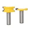 2pcs Woodworking Mortising router with arc round over profile 1/2" shank for wood barrel bathtub Carpentry tools