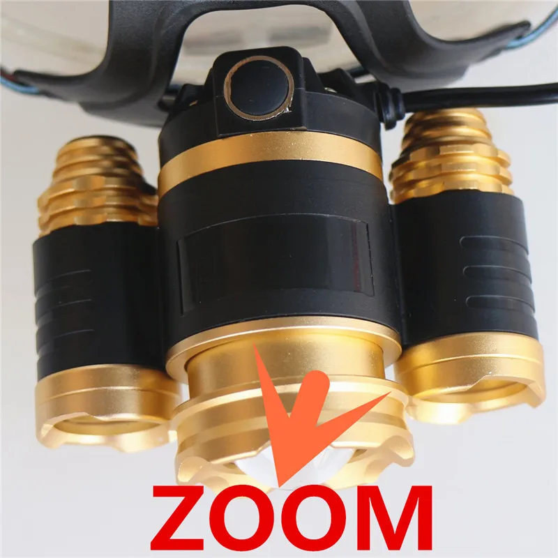 10000lm XML 3T6 Outdoor lighting Rechargeable Led Headlight Lantern ZOOM Headlamp Light +218650 Battery +Car AC Charger +USB 7.jpg