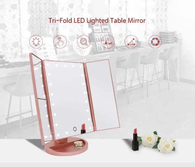 20x Magnifying Illuminated Led Cosmetic Makeup Mirror With Light Buy