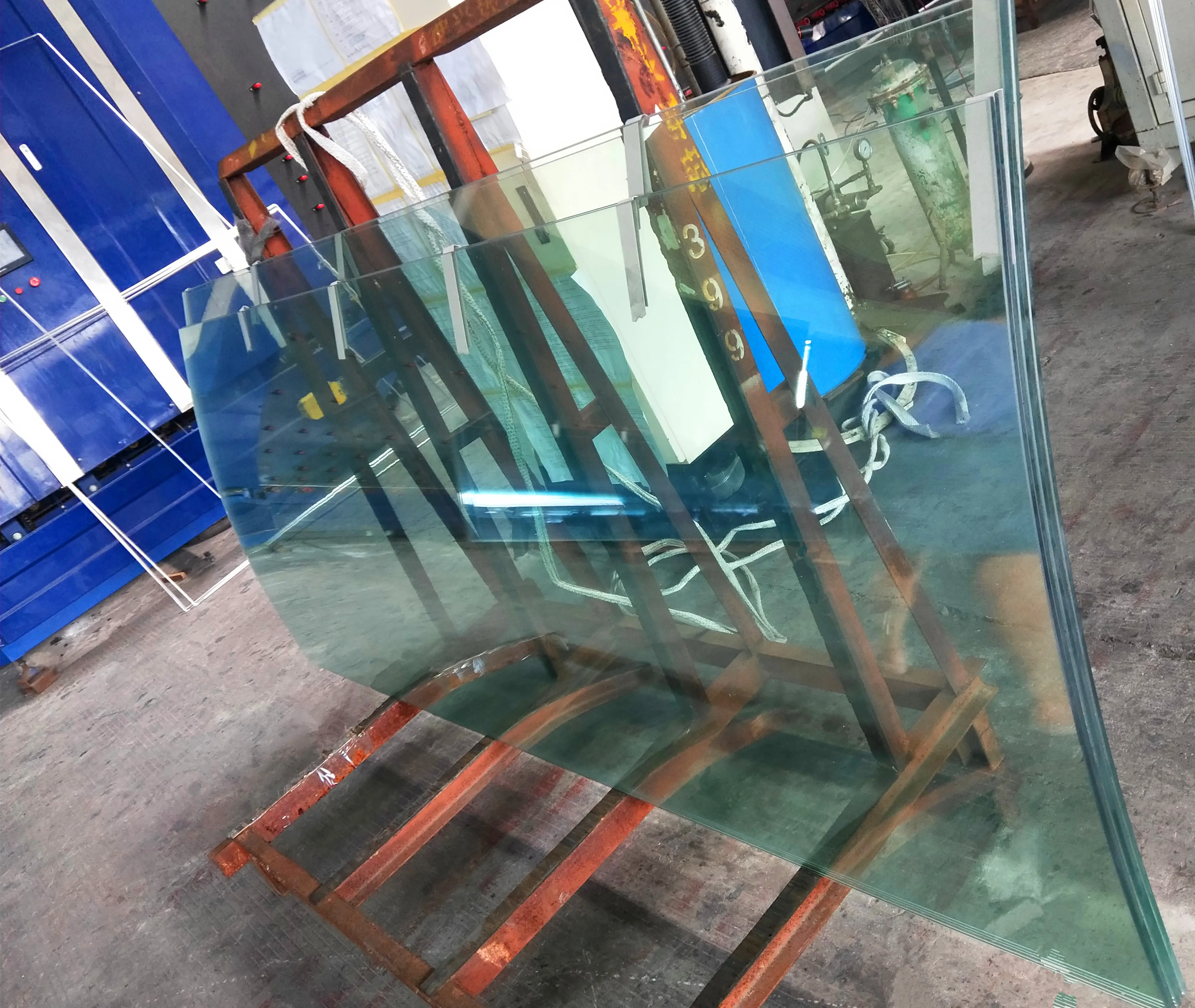 Commercial Building Glass SGP Interlayer 12+12 Safety Tempered Laminated Glass