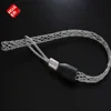 Galvanized Steel Wire Rope Wire Mesh Grip, Cable Pulling Grip