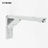 heavy duty bright refrigerator chrome slatwall floating hidden metal corner sliding ss shelf brackets