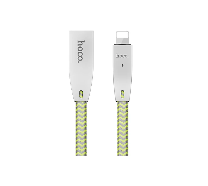 HOCO U11 1.2M 2.4A Original Charging Intelligent Power Off Cable for Apple Data Cable