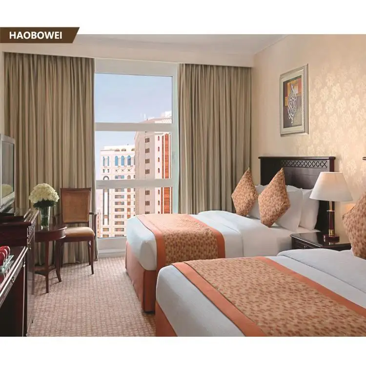 
Holiday Inn Luxury modern hotel bedroom furniture set china factory 