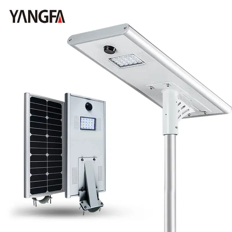 20w 20 watt all in one led street light solar panel streetlight