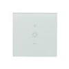 EU Standard Wifi Wireless Control Smart Touch Dimmer Switch Panel With Crystal Glass