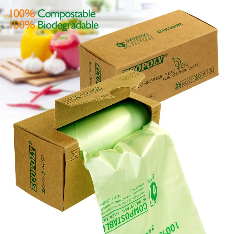2018 Biodegradable Food Grade Garbage Bag With Certificate Buy