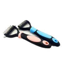 

Pet Grooming Tool for Cats & Dogs Safe Dematting Comb Undercoat Pet Rake