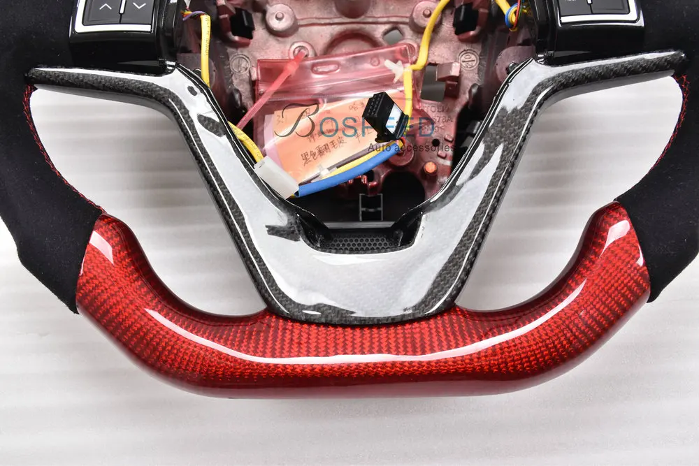 
Newest customize Carbon Fiber racing car steering wheel for Haval H6 