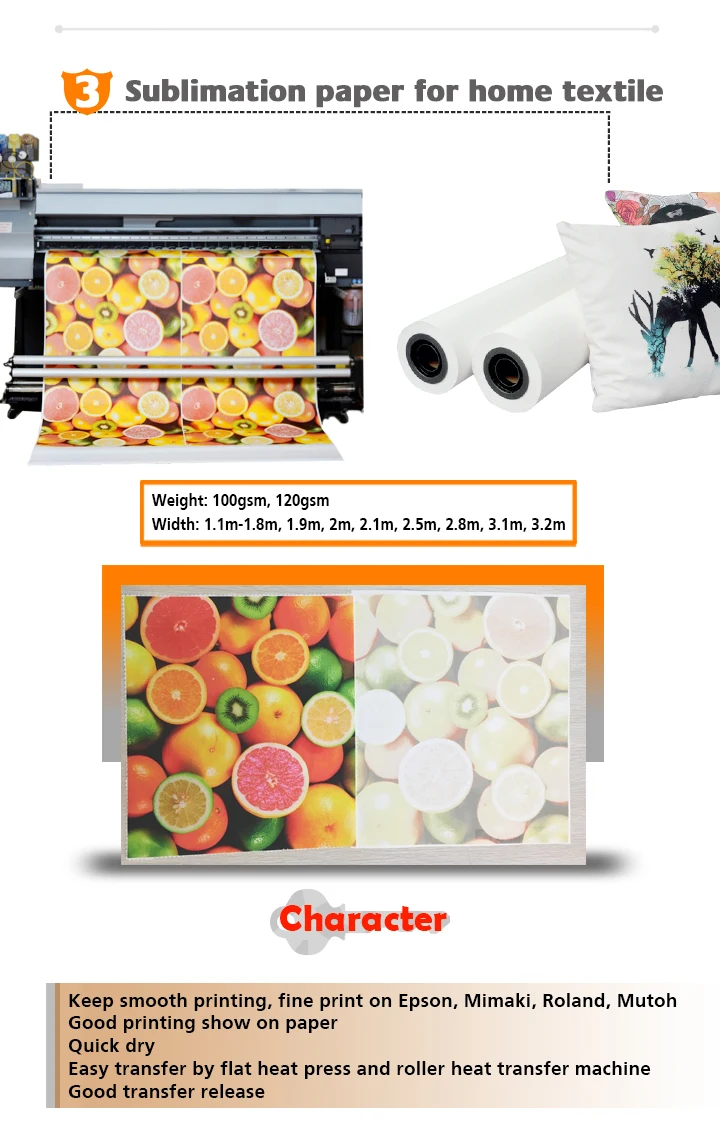 subpaper for home textile