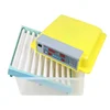 Blue color smart screen full automatic chicken egg incubator with 60 roller tray