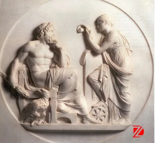 
Roman ancient statue wall relief 