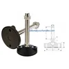 80mm base adjustable feet,adjustable leg levelers with M10 thread rod