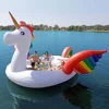 Rainbow Inflatable Unicorn Pool Float Gigantic inflatable Party Bird Island