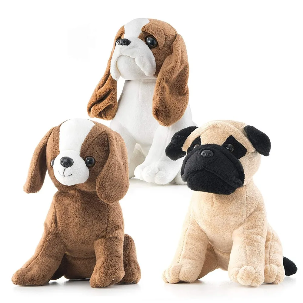 plush dogs that look real
