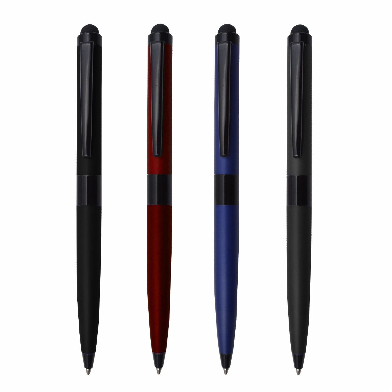 Promotional Gifts Colorful Metal Cross Pen Custom Logo Touch Pen Stylus ...