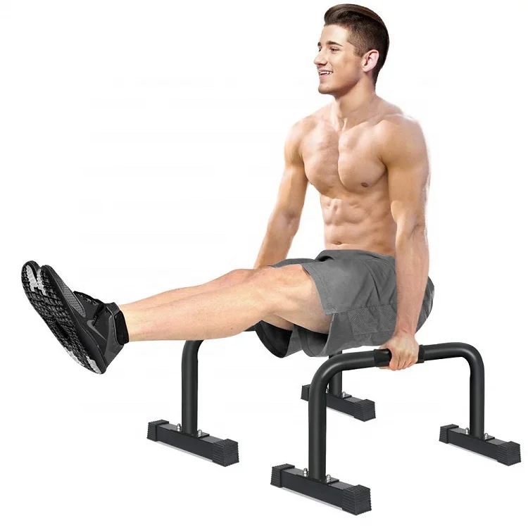 

Wellshow Sport Parallettes Push Up Bars Push Up Stands Parallette Bars Parallettes Handstand Calisthenics OEM, Black or customize