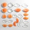 Natural Silicone Bra Insert Clear Gel Push Up Breast Pad Swimsuit Cup Padding