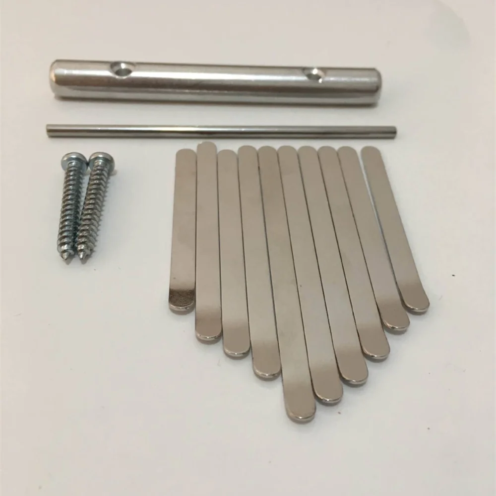 

kalimba steel keys 10 thumb piano DIY kits kalimba parts and accessories, Silver