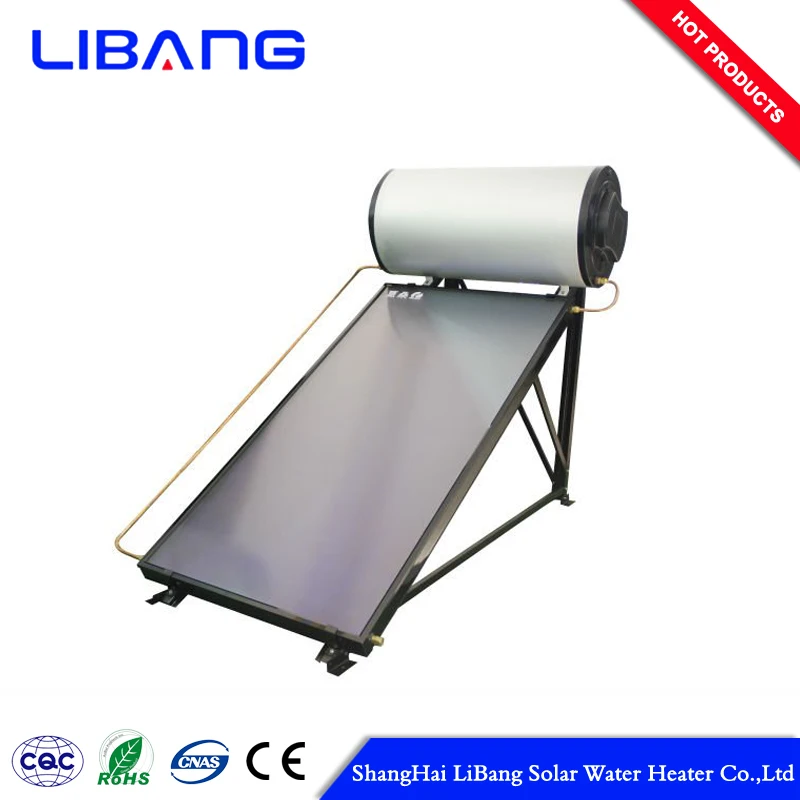 Flat plate solar water heater types villa pressure tube in collector vacuum u-tupe