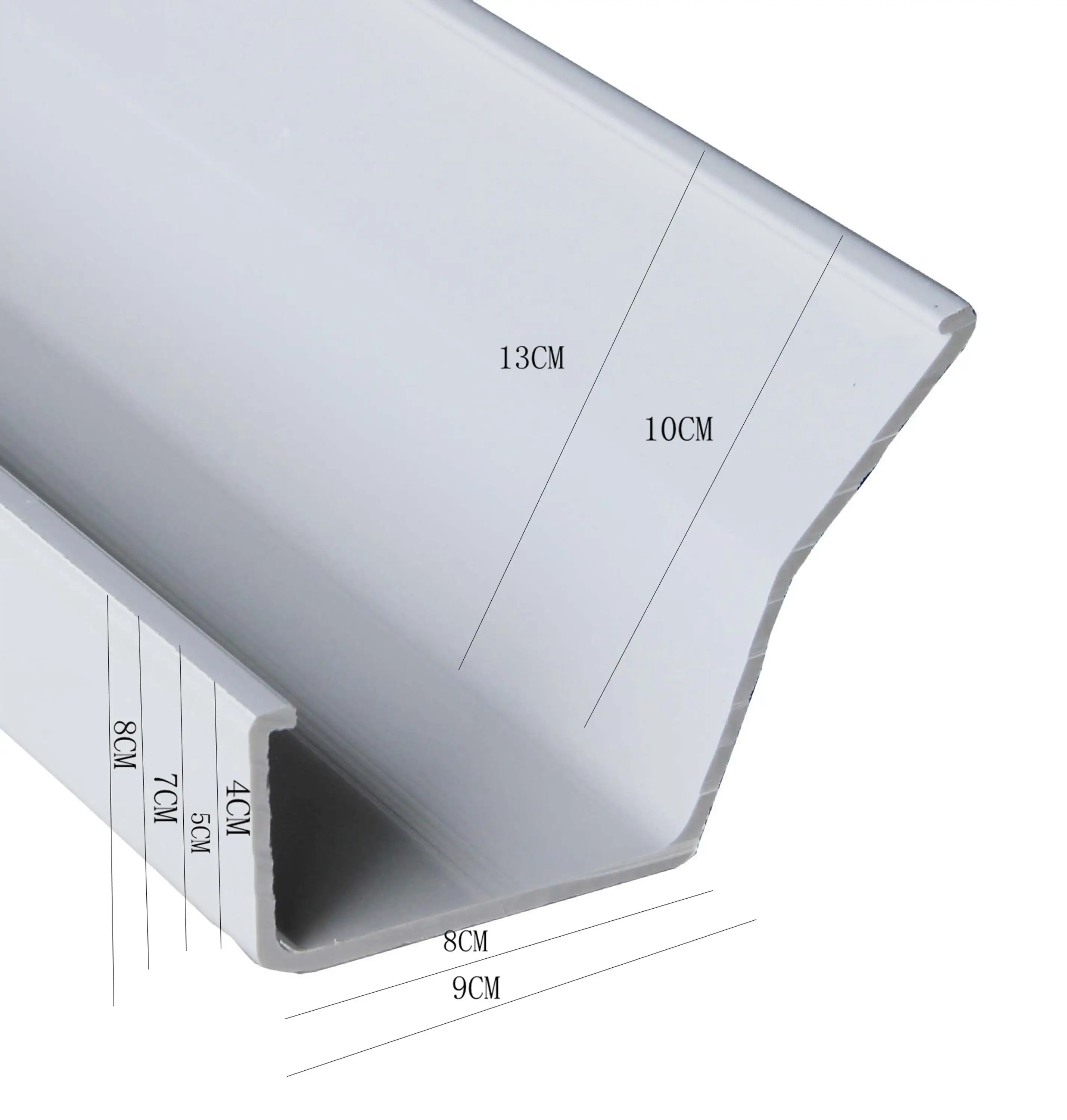 Chicken Equipment Thickened Pvc Feeding Trough Used For Chicken