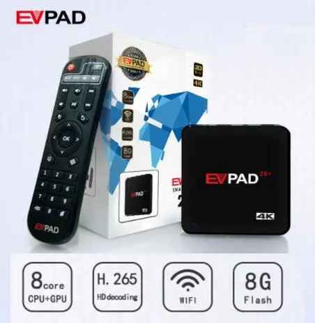 

EVPAD 2S+ Korean Japanese Android TV Box 1000+ Free Live Channel Asian Malaysia Singapore HK Chinese Streaming IPTV box, N/a
