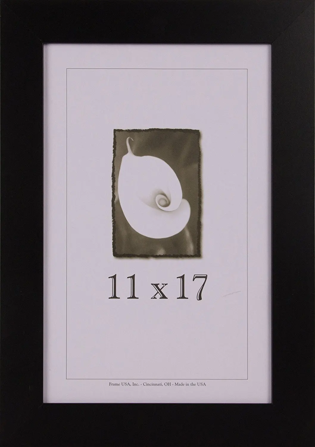 Buy 11x17 Black Wood Frames Affordable Series (Large) in Cheap Price