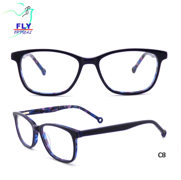 

Kids Custom Logo Optical Frames, Children Acetate Eyeglasses Glasses