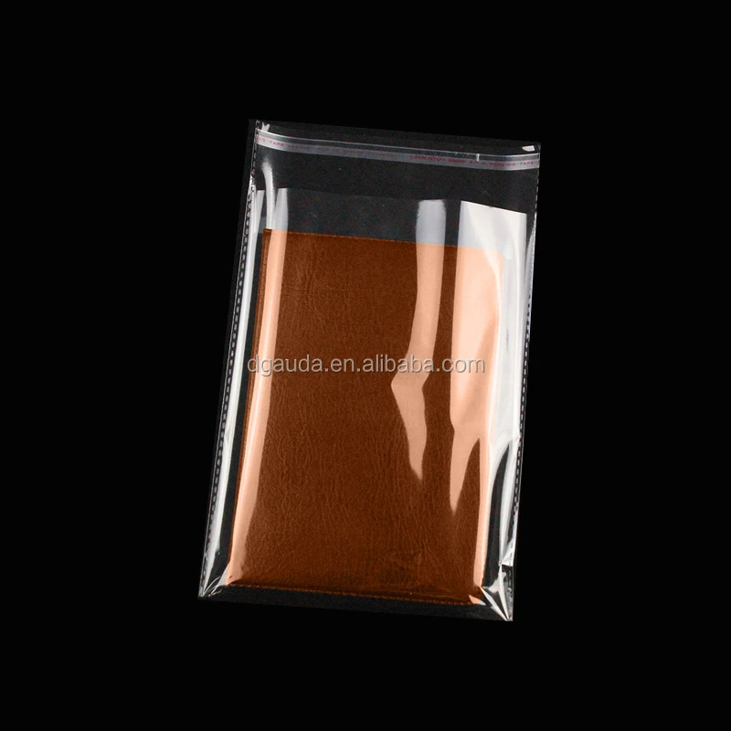 
custom printing clear recycled biodegradable food grade opp cellopane bopp plastoc bag 