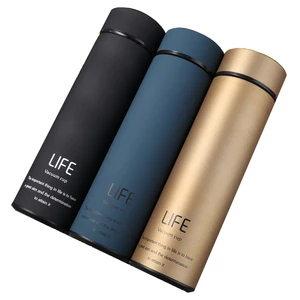 Image of 500ml Life Thermos Vacuum Flask Thermos With Filter Stainless Steel 304 Thermal Cup Coffee Mug Thermos Water Bottle