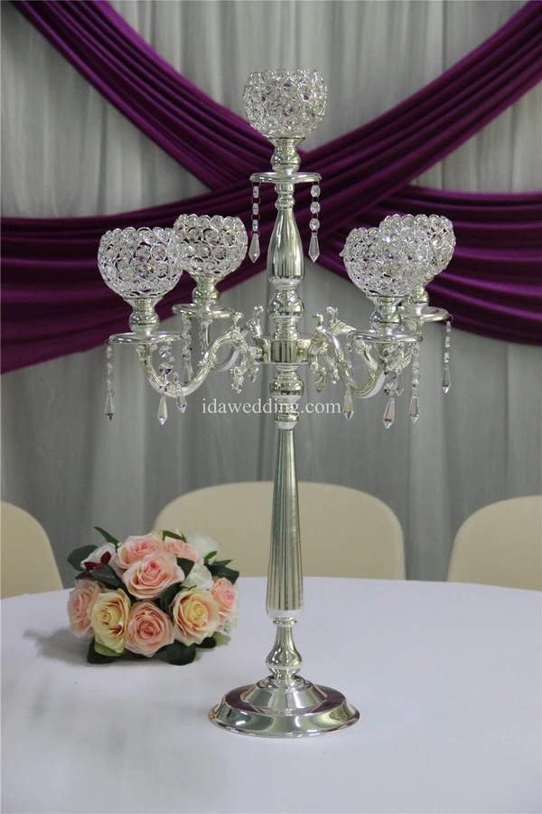 Reposteria top chandelier centros de mesa para bodas wedding ... Chandeliers Candelabros decoración