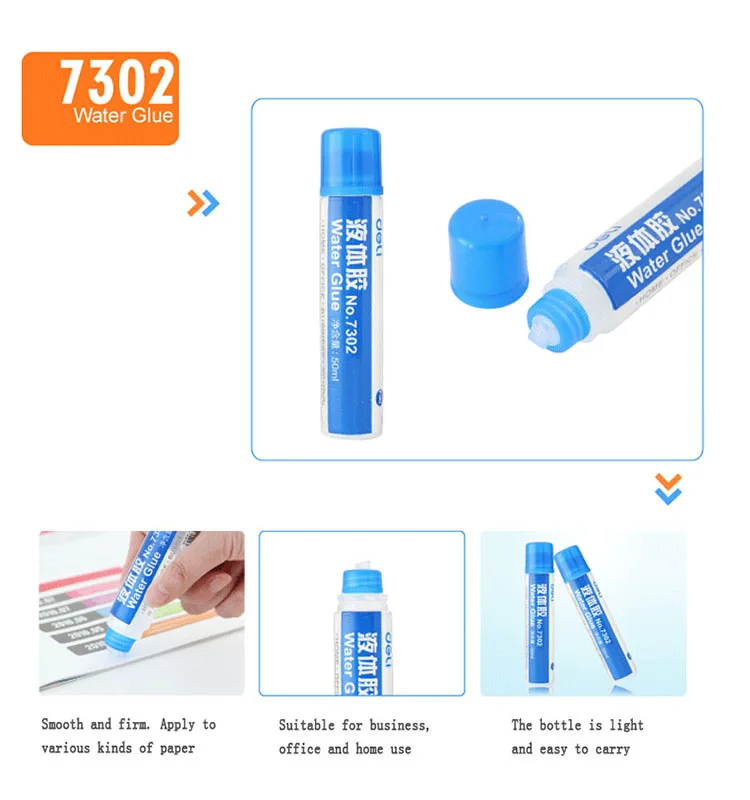 50ml Clear Water Liquid Paper Glue For Office /home/ School Buy Glue